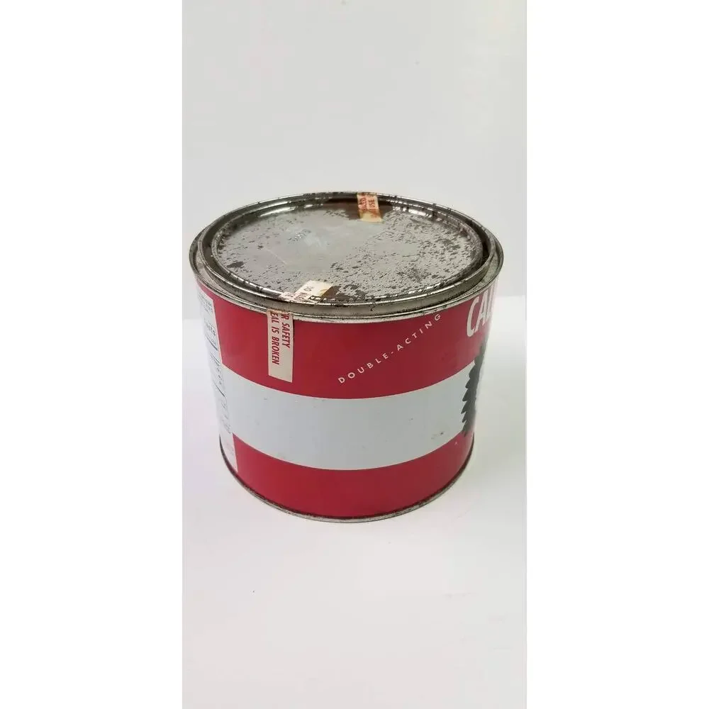 Vintage Calumet Baking Powder Tin 5 Lb Canister Antique Kitchen Farmhouse Decor